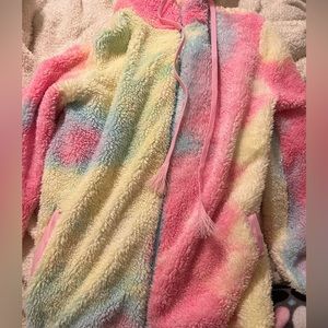 women’s multicolor sherpa size small/medium